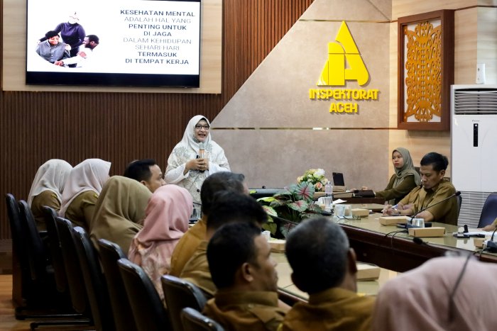 Workshop Mental Health in the Workplace di Inspektorat Aceh